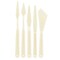 5-Piece Plastic Palette Knife Set for Acrylic Painting - Paint Spatula Tools for Oil, Canvas Art - Painting Knives for Mixing, Texturing - Pallet Knives for Art & Cake Decorating